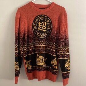 DragonBall Z rust color sweater